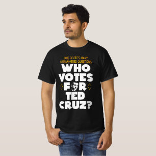 Camiseta Quem vota para Ted?