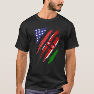 Camiseta Quênia American Grown Flag USA Patriot Heritage Mo