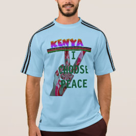 Camiseta Quênia: Eleição Presidencial Eu escolho paz