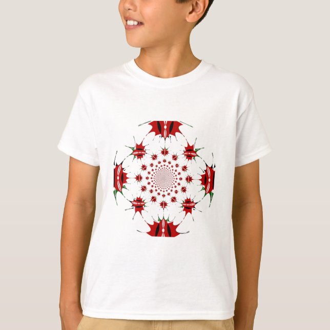 Camiseta Quênia Mágico: Kaleidoscope 🇰 identidade cultural (Frente)
