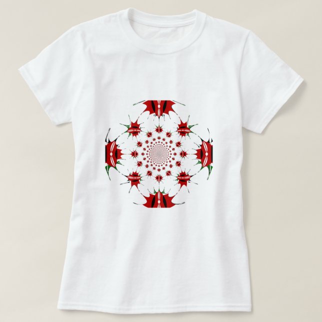 Camiseta Quênia Mágico: Kaleidoscope 🇰 identidade cultural (Frente do Design)