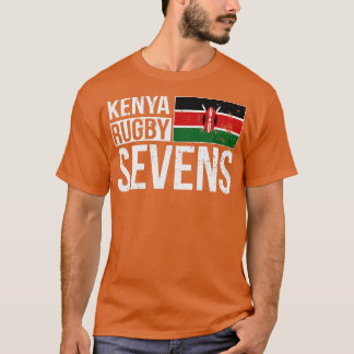 Camiseta Quênia Rugby Sevens 7s Orgulhosos Fãs Da África Qu