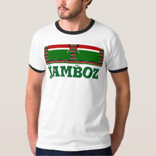 Camiseta Quênia Sinalizadores de Miniatura Sem Costura Sina