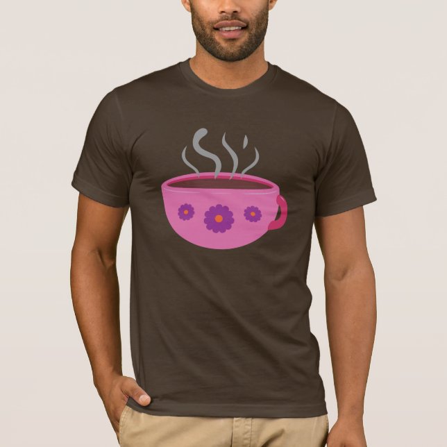 Camiseta Quente de café (Frente)