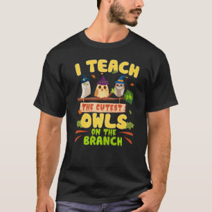 Camiseta Quente Dia Das Bruxas Eu Ensino Os Mais Fofos Nos