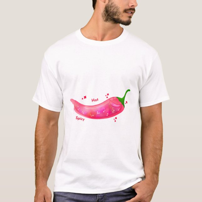 Camiseta Quente e picante (Frente)