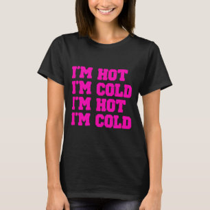 Camiseta Quente Humor Menopausa Fria Menopausa
