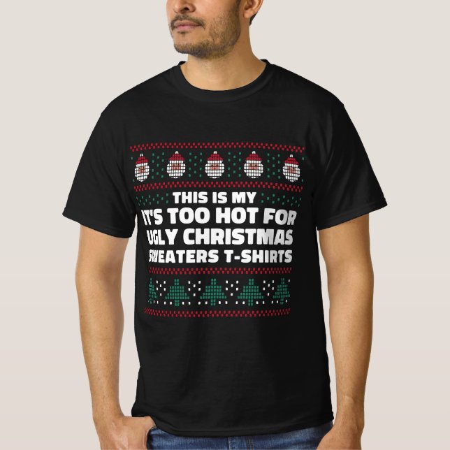 CAMISETA QUENTE PARA SUÍÇA DE NATAL ÚTIL (Frente)