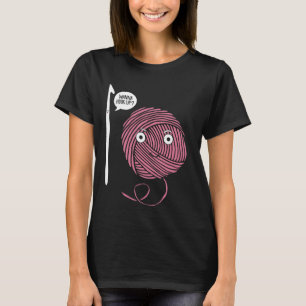 Camiseta Quer Apanhar Entusiastas Entusiastas do Crochet En