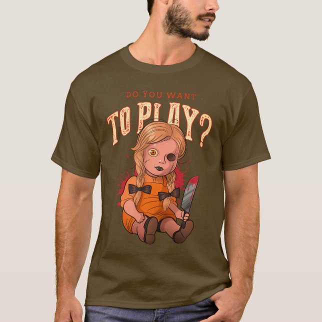 Camiseta Quer Brincar? (Frente)