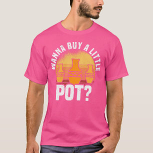 Camiseta Quer Comprar Uma Pequena Panela de Cerâmica