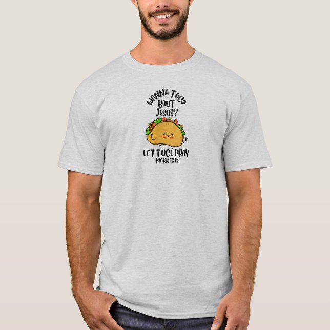 Camiseta Quer falar sobre isso, alface reze (Frente)