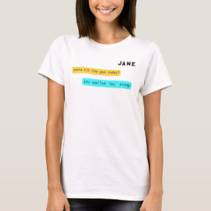 Camiseta "Quer ir à academia hoje?" Feminino