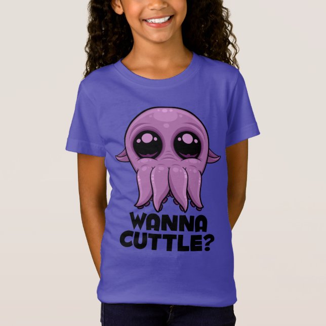 Camiseta Quer Lula Desenho Animado Fofo Lula (Frente)