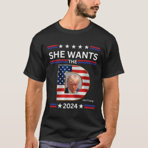 Camiseta Quer O D Donald Trump Eleição Presidencial 2024