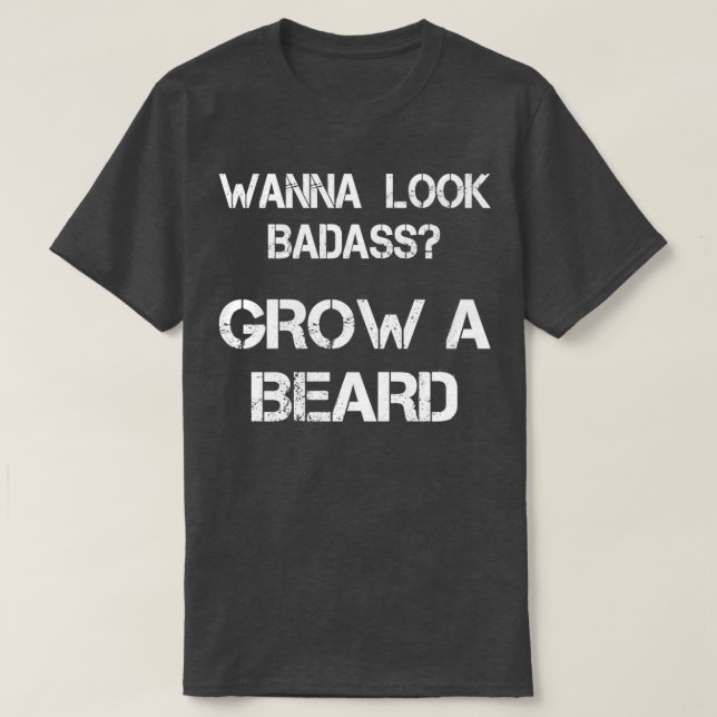 Camiseta Quer Parecer Crú Cultivar Uma Barba (Frente do Design)