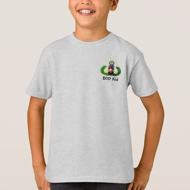 Camiseta Quer ser EOD, EOD Kid (Frente)