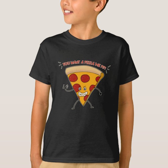 Camiseta Quer uma Pizza?!? (Frente)