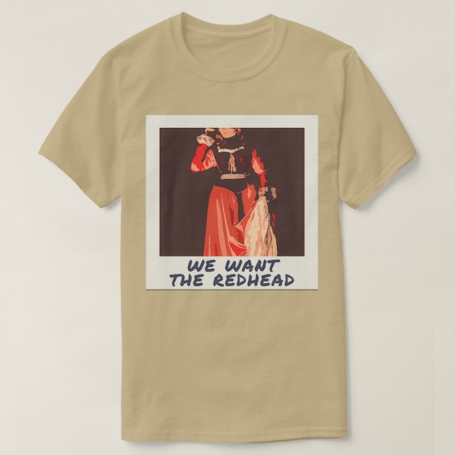 Camiseta Queremos a limpeza das ruivas (Frente do Design)