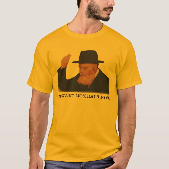 Camiseta Queremos Moshiach agora (Frente)