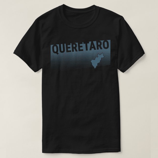 Camiseta Queretaro Mexico Modern Design Para Queretanos y Q (Frente do Design)