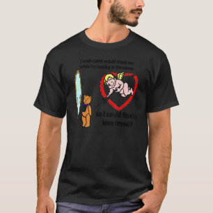 Camiseta Queria que Cupido me atirasse enquanto procuro