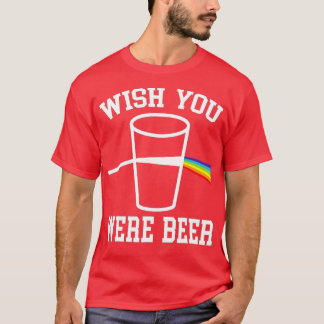 Camiseta Queria Que Você Fosse Beer Rainbow LGBTQ