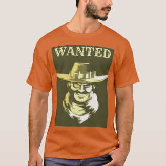 CAMISETA QUERIA RECOMPENSA PARA A VELHA OUTLADA DE COWBOY O