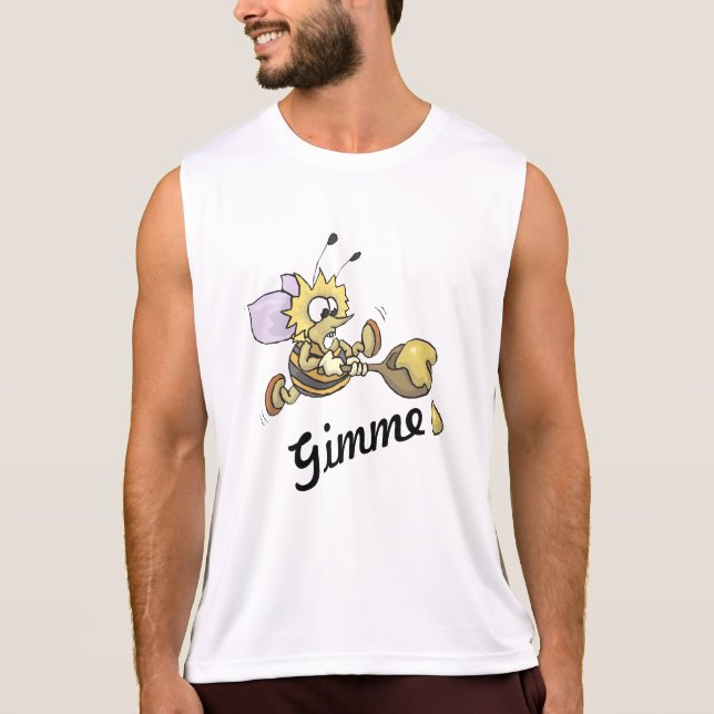 Camiseta Querida Abelha Doce Comida Personalizar Destino (Frente)