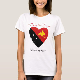 Camiseta Querida da Bandeira da Papua-Nova Guiné