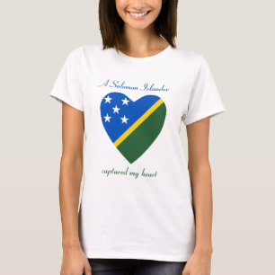 Camiseta Querida da Bandeira das Ilhas Salomão