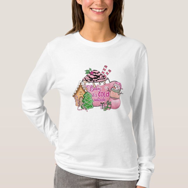 Camiseta Querida, está frio lá fora (Frente)