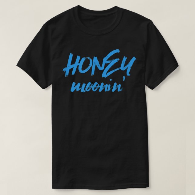 Camiseta Querida LuaCasal casada Legal Lua de mel Vac (Frente do Design)