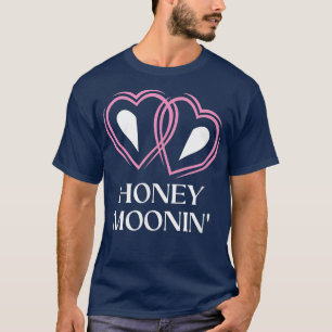 Camiseta Querida Moonin Honeymoon Bridal Party Recentemente