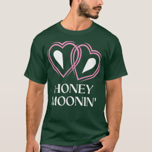 Camiseta Querida Moonin Honeymoon Bridal Party Recentemente