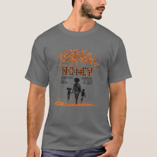 Camiseta Querida - neta Melhor Amiga Outono