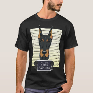 Camiseta Querida Pai Posso Explicar Que Eu Doberman Pai Eu