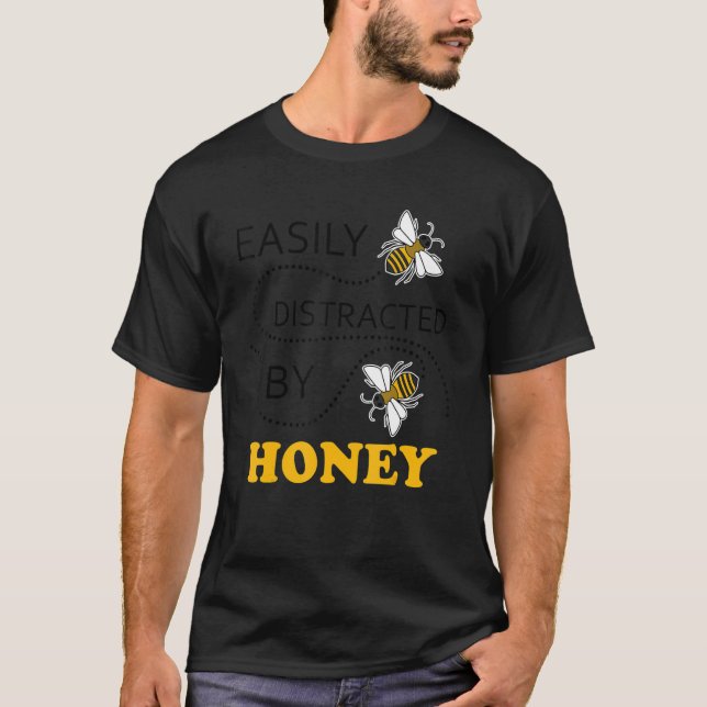 Camiseta Querido Beekeper Selvagem Irônico Abelhas Dizedora (Frente)
