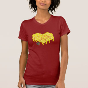 Camiseta Querido da abelha e do favo de mel