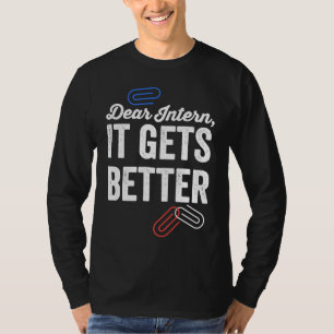 Camiseta Querido Estagiário Fica Melhor   Erros Estagiário 