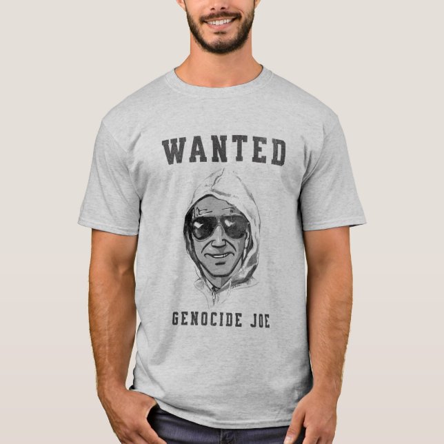 Camiseta QUERIDO - Genocídio Joe #genocidejoe (Frente)