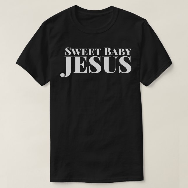 Camiseta Querido Jesus Engraçado Bíblia Cristão Fé Homens W (Frente do Design)