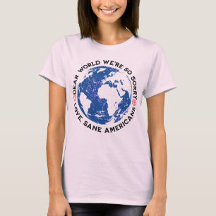 Camiseta Querido mundo, sentimos muito