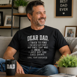 Camiseta Querido Pai Filha Divertida
