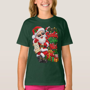 Camiseta Querido Papai Noel Defina um Bom Natal