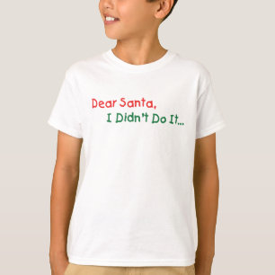 Camiseta Querido Papai Noel, Eu Não Fiz Isso - Carta Divert