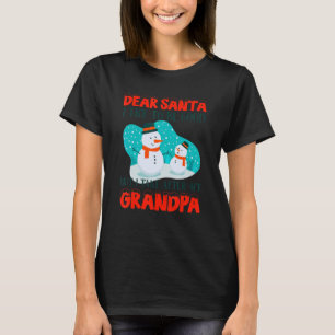 Camiseta Querido Papai Noel, Tento Ser Bom Mas Eu Sigo Meu