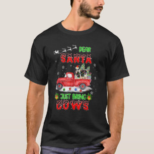 Camiseta Querido Papai Noel Traga Vacas Papai Noel 'farm Ca