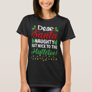 Camiseta Querido Papai Noel Travesso Mas Bonito Para O Visg