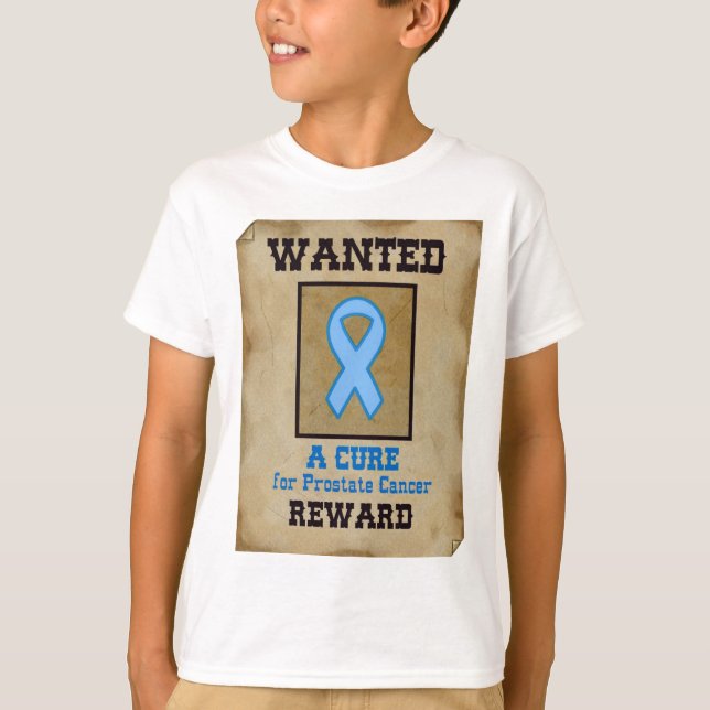 Camiseta Querido: Uma cura para o cancro da próstata (Frente)